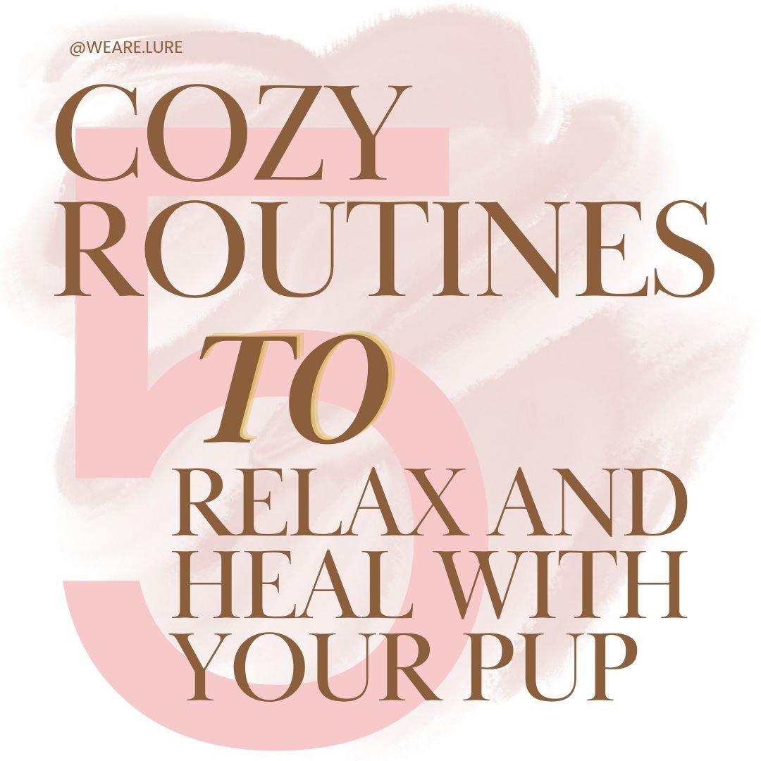 How to Relax and Heal Together: Simple Dog Mom Routines - LURE Wellness