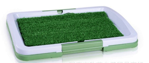 Indoor Turf Potty Tray & 3-Layer Pet Relief Lawn System