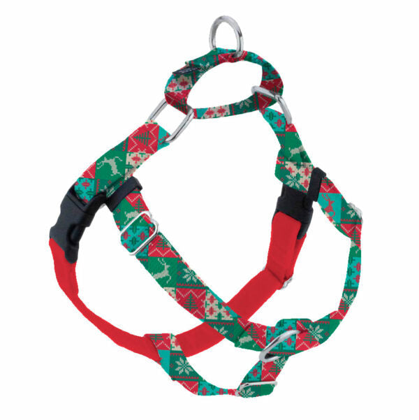 Christmas Patchwork Freedom No-Pull Harness