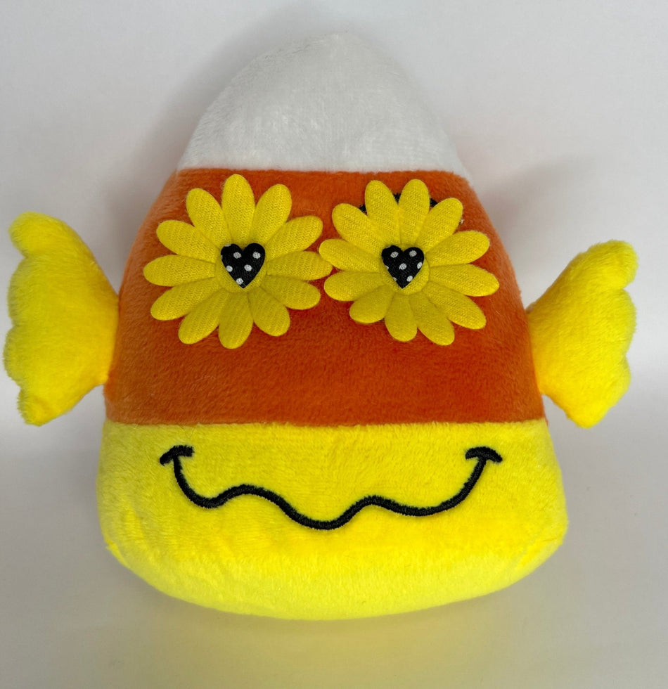 Upcycled Small Halloween Plush Squeaky & Quiet Dog Toys (6"–8")