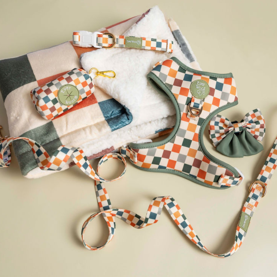 Sage & Cider Plush Dog Blanket and Cozy Sherpa Pet Cushion