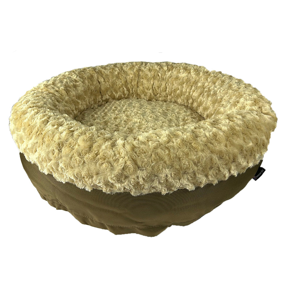 Round Bolstered Furvana™ Calming Orthopedic Dog Bed