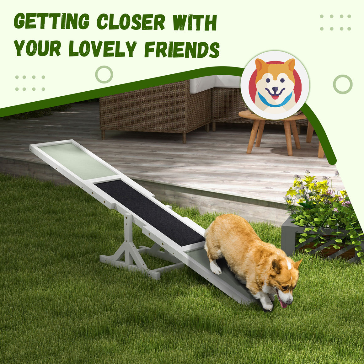 Wooden Dog Agility Seesaw | Balance & Confidence Trainer detail view 5