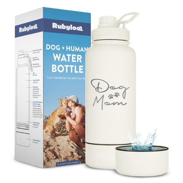 Dog + Human 2-in-1 Water Bottle with Detachable Dog Bowl