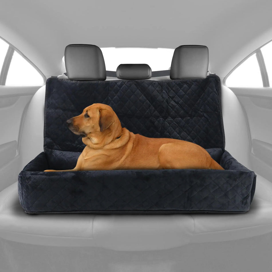 Huntley Pet Dog Car Seat & Back Seat Booster Bed for Large Dogs