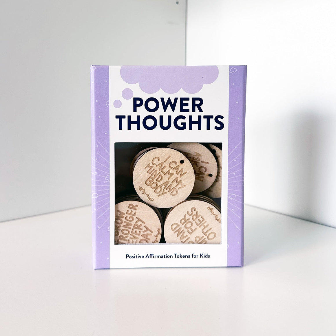 Affirmation Tokens for Positive Self - Talk – Wooden Emotional Wellness Tool for Kids - LURE Wellness