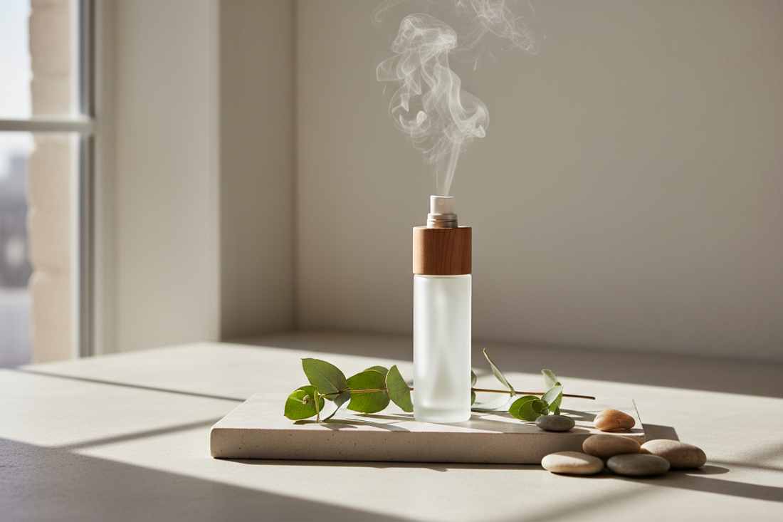 aromatherapy

your mist spray

a calming product

or a lifestyle shot that feels soothing