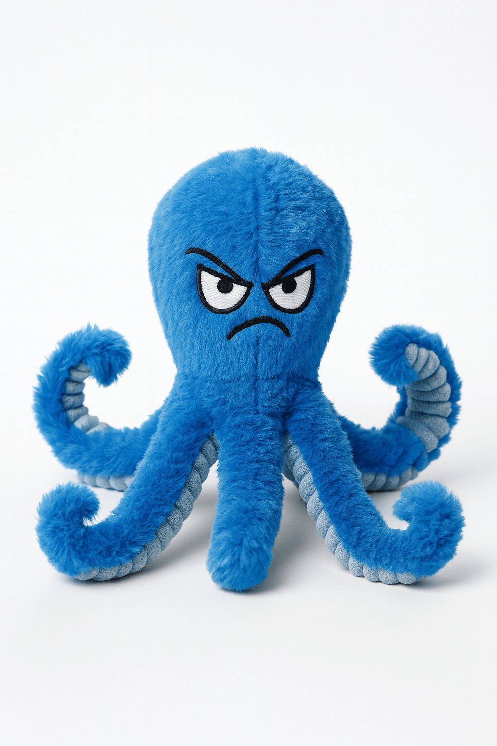 Blue Octopus Sensory Dog Toy (Crinkle + Squeak Enrichment) - LURE Wellness