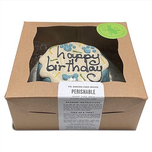 Blue Sprinkle Dog Cake (Perishable) - LURE Wellness