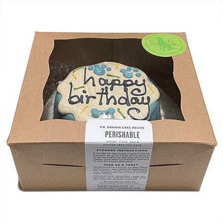 Blue Sprinkle Dog Cake (Perishable) - LURE Wellness