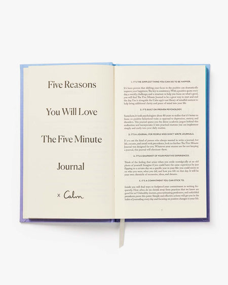 Calm x The Five Minute Journal - LURE Wellness