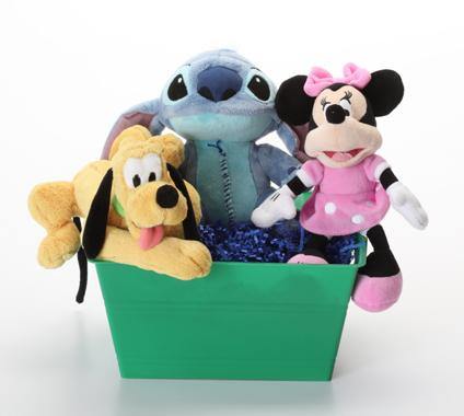 Upcycled Pop Culture & Animated Character Plush Dog Gift Basket (3 Sizes)