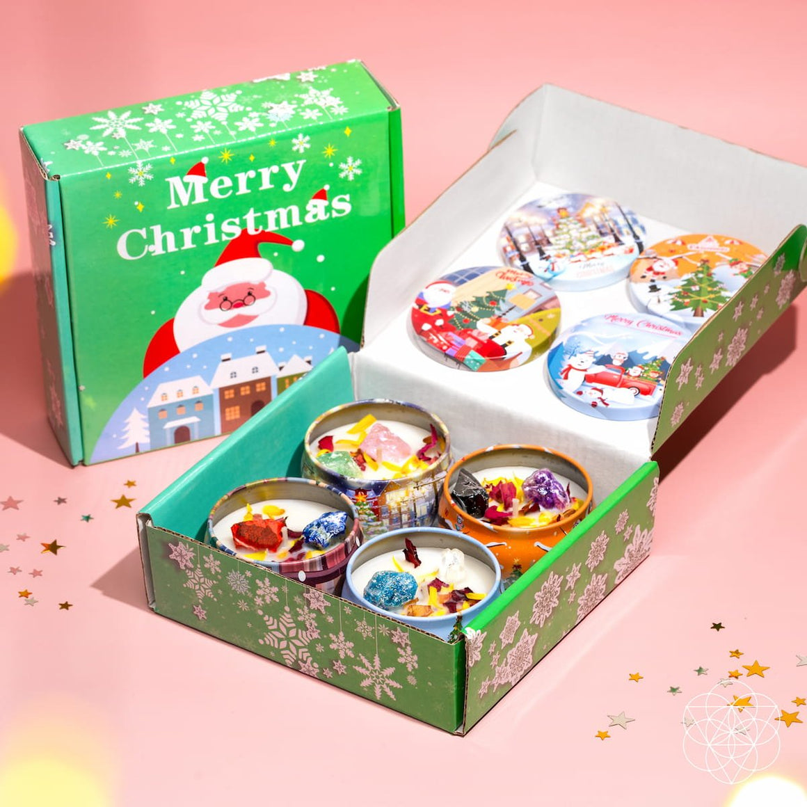 Christmas Candle Set: Stress Less, Cheer More - LURE Wellness