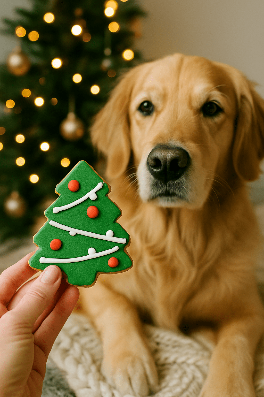 Christmas Tree Dog Cookie - LURE Wellness