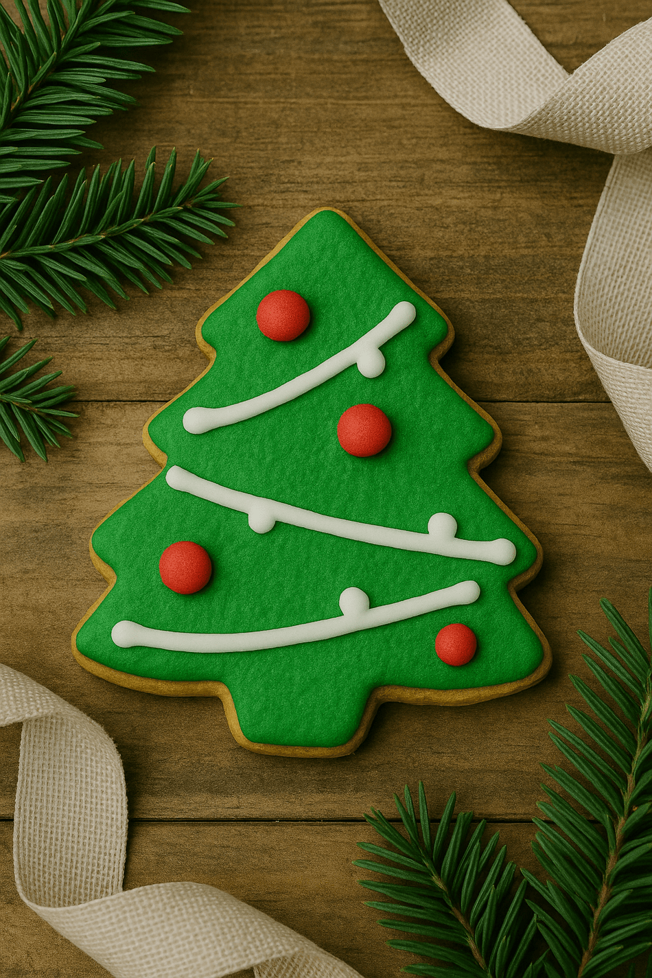 Christmas Tree Dog Cookie - LURE Wellness