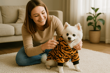 Cozy Pet Tiger Hoodie – Warm Animal Costume for Dogs - LURE Wellness