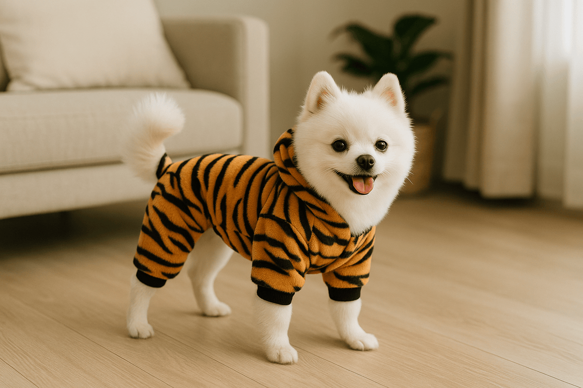 Cozy Pet Tiger Hoodie – Warm Animal Costume for Dogs - LURE Wellness