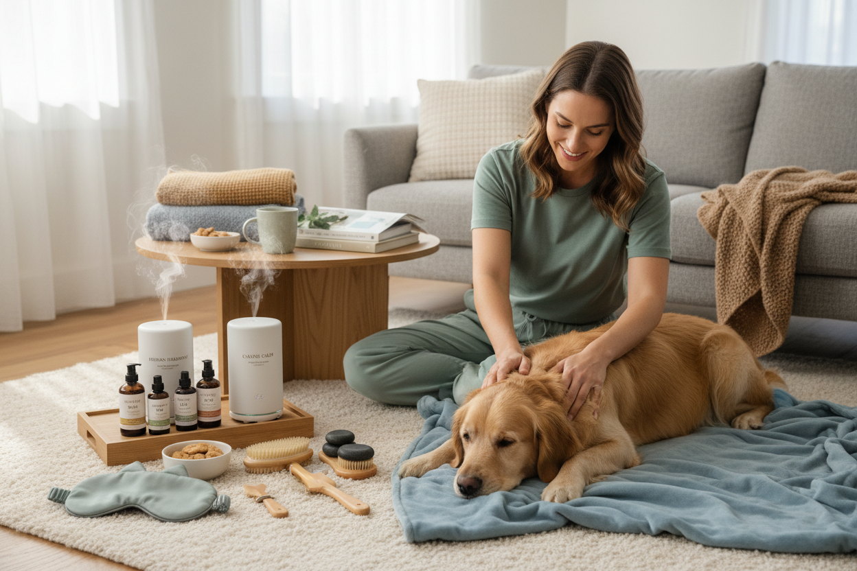 Dual-healing gifts designed for human + dog pairs who love to relax, bond, and reset together.