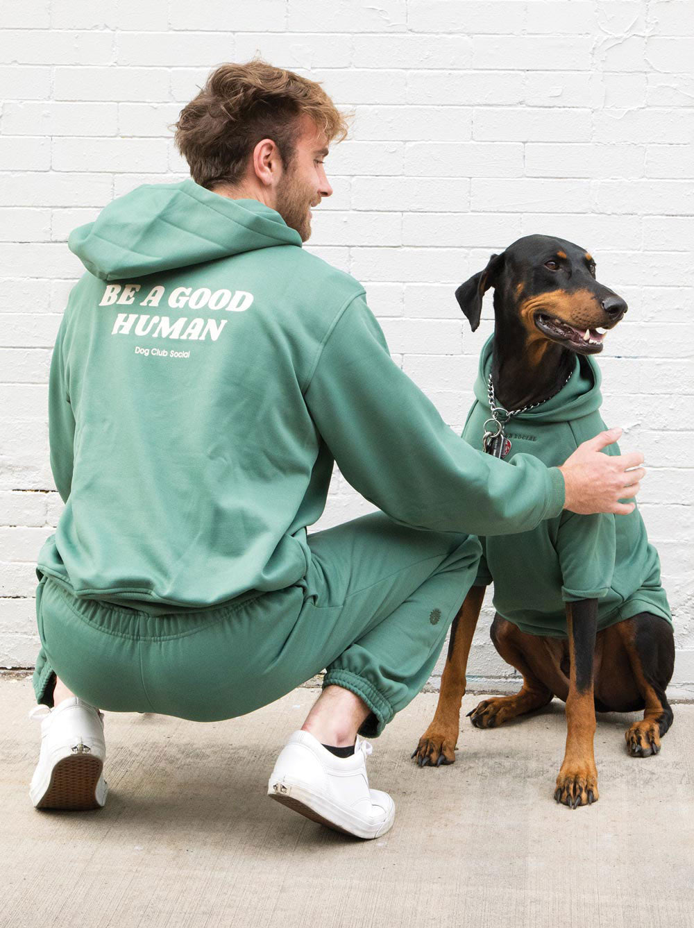 Fleece Hoodie (Dog) | Jade Cozy Pup Sweatshirt - LURE Wellness