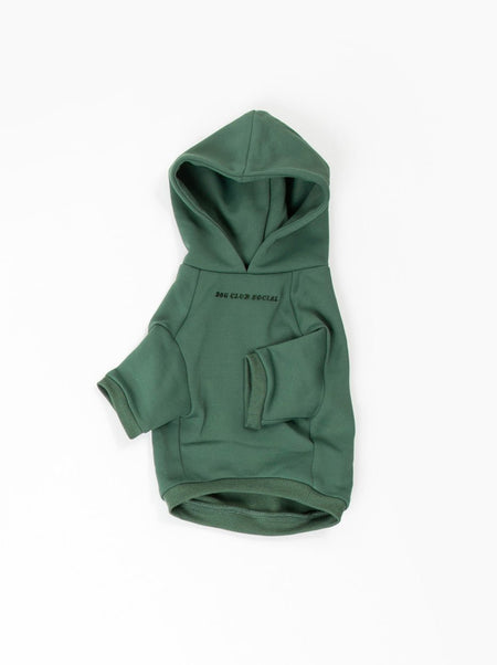 Fleece Hoodie (Dog) | Jade Cozy Pup Sweatshirt - LURE Wellness