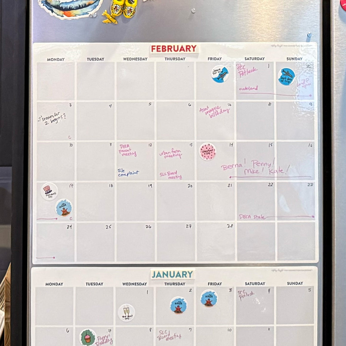 Flex Magnetic Monthly Calendar - LURE Wellness