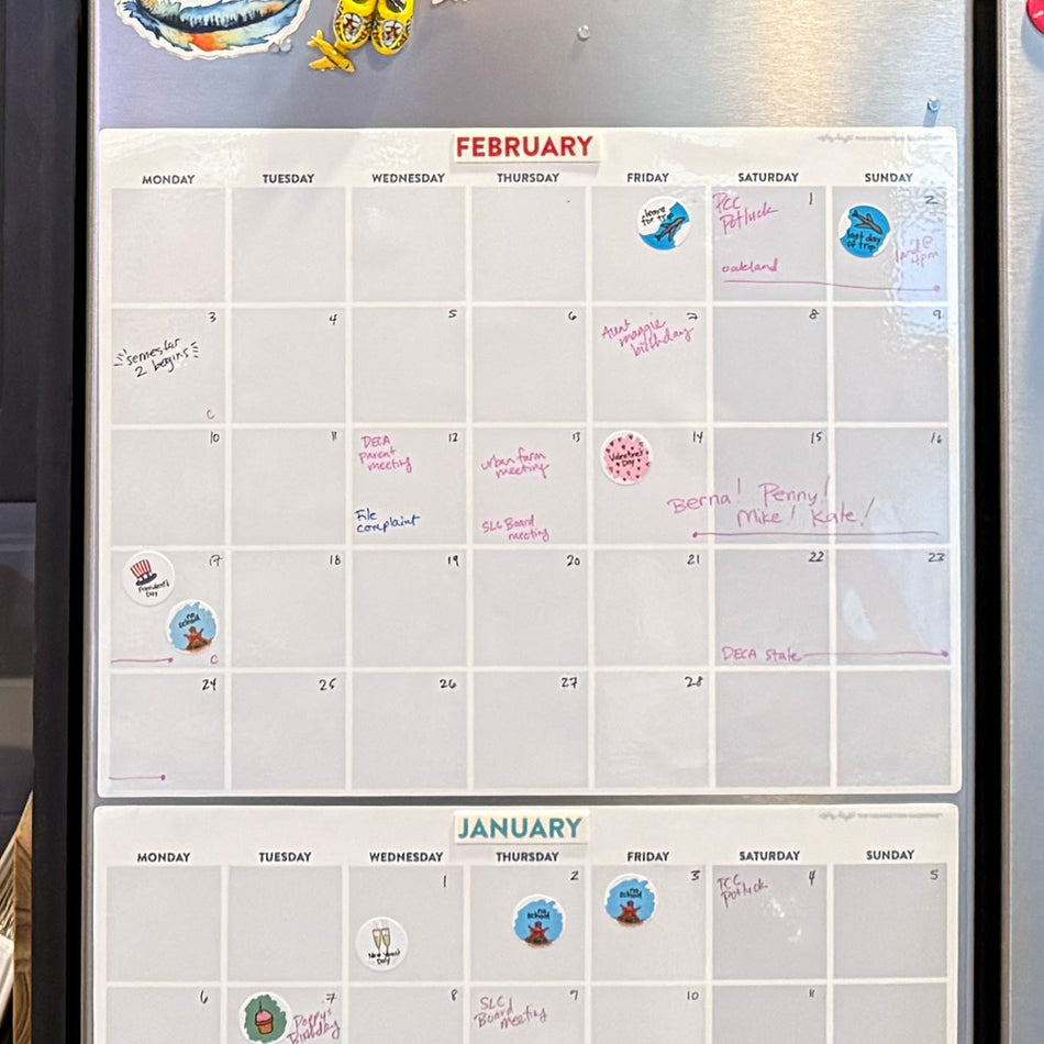 Flex Magnetic Monthly Calendar - LURE Wellness