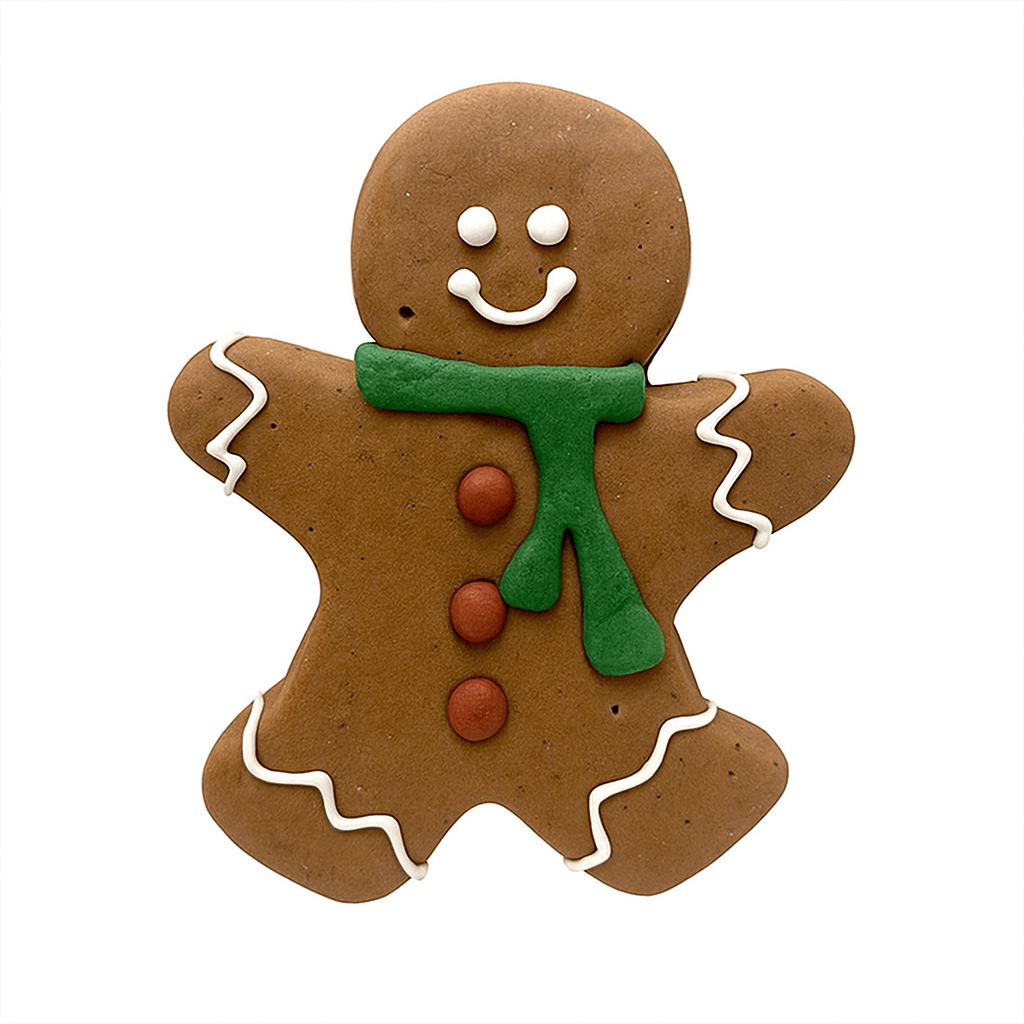 Gingerbread Man Dog Cookie - LURE Wellness