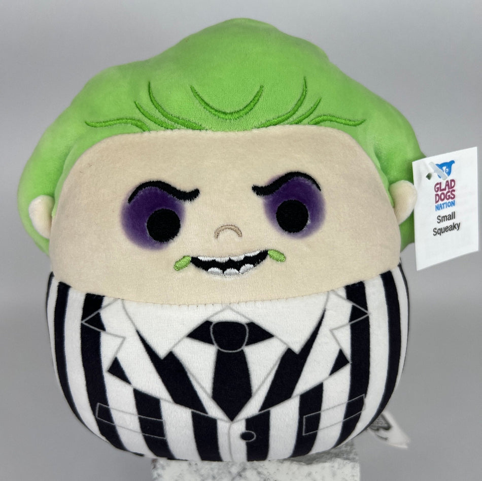 Upcycled Small Halloween Plush Squeaky & Quiet Dog Toys (6"–8")