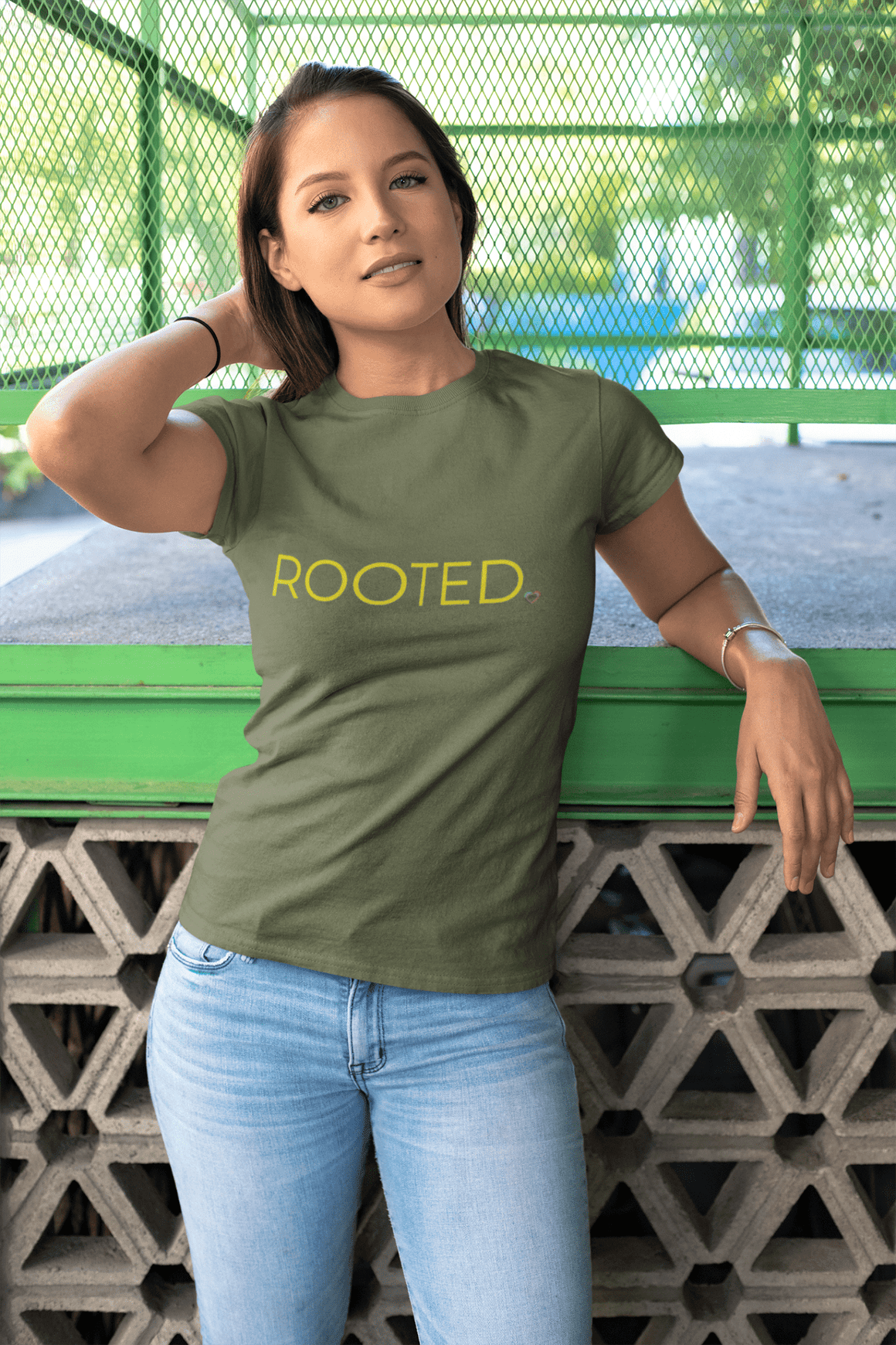 Graphic Tee ROOTED - Unisex Softstyle T-Shirt with Stand Tall Stay Grounded Design - LURE Wellness