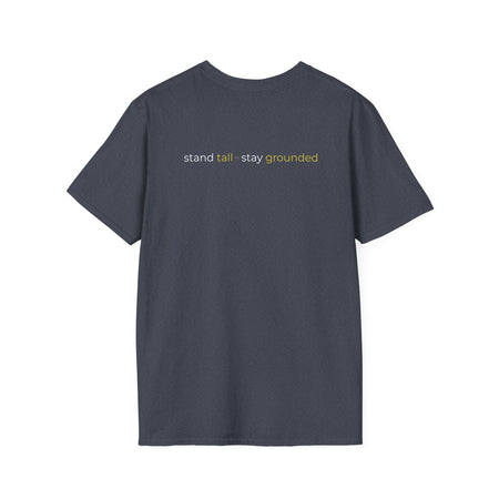 Graphic Tee ROOTED - Unisex Softstyle T-Shirt with Stand Tall Stay Grounded Design - LURE Wellness
