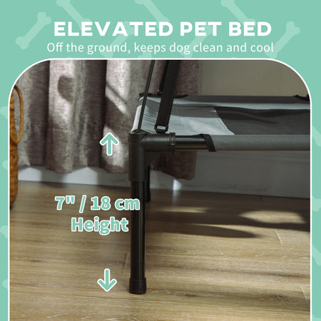 Canopy Dog Bed | Raised Small Dog Rest Cot detail view 6