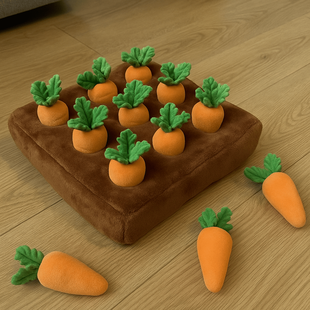 Interactive Carrot Snuffle Mat – Pet Enrichment for Calm & Focus - LURE Wellness