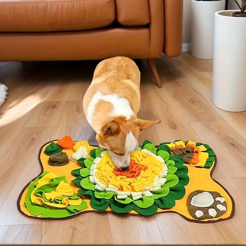 Interactive Dog Feeding Mat – Slow Feeder Snuffle Toy - LURE Wellness