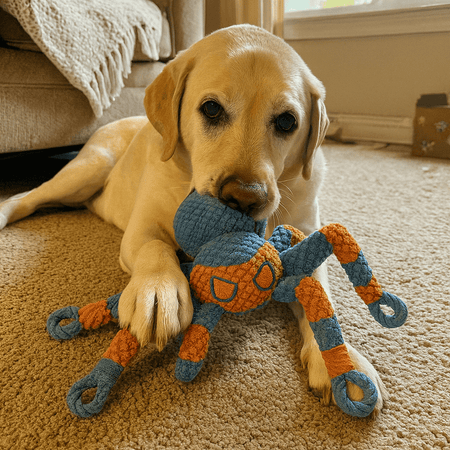 Large Dog Toy – Blue Spider - LURE Wellness