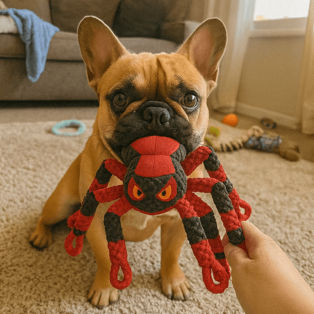 Large Dog Toy – Red Spider - LURE Wellness