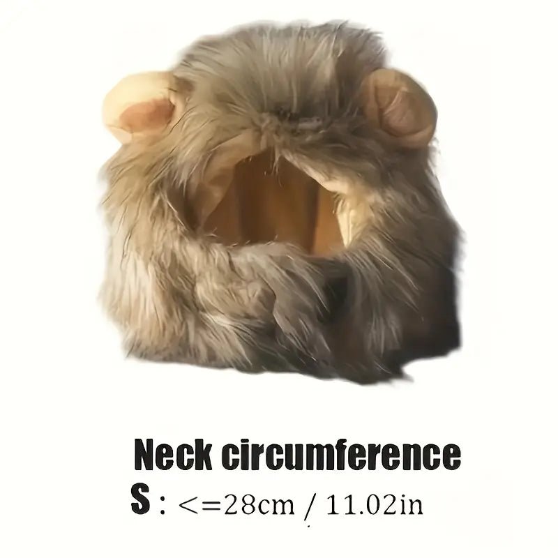 Lion Mane Pet Wig – Realistic Cat and Dog Costume - LURE Wellness