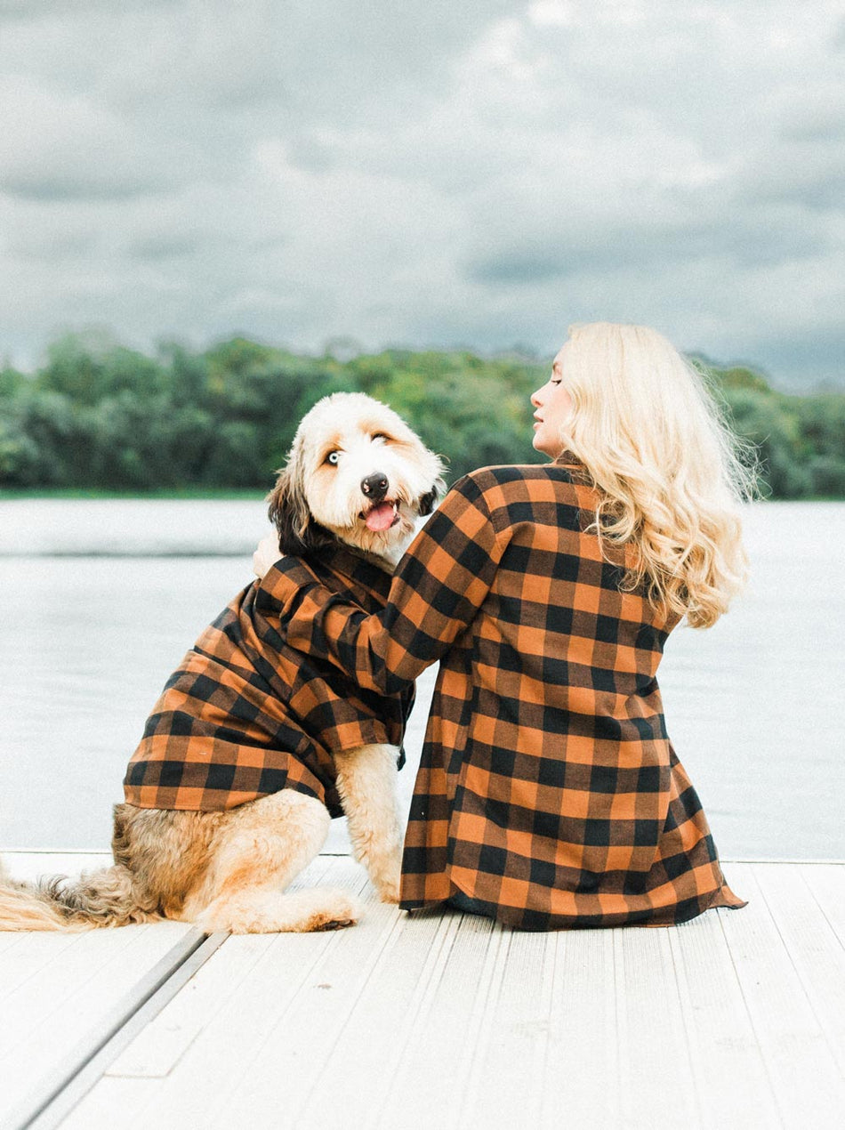 Lodge Flannel – Matching Brushed Cotton Shirt for Dogs & Owners - LURE Wellness