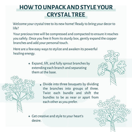 Malachite Anxiety Tree Lamp - LURE Wellness