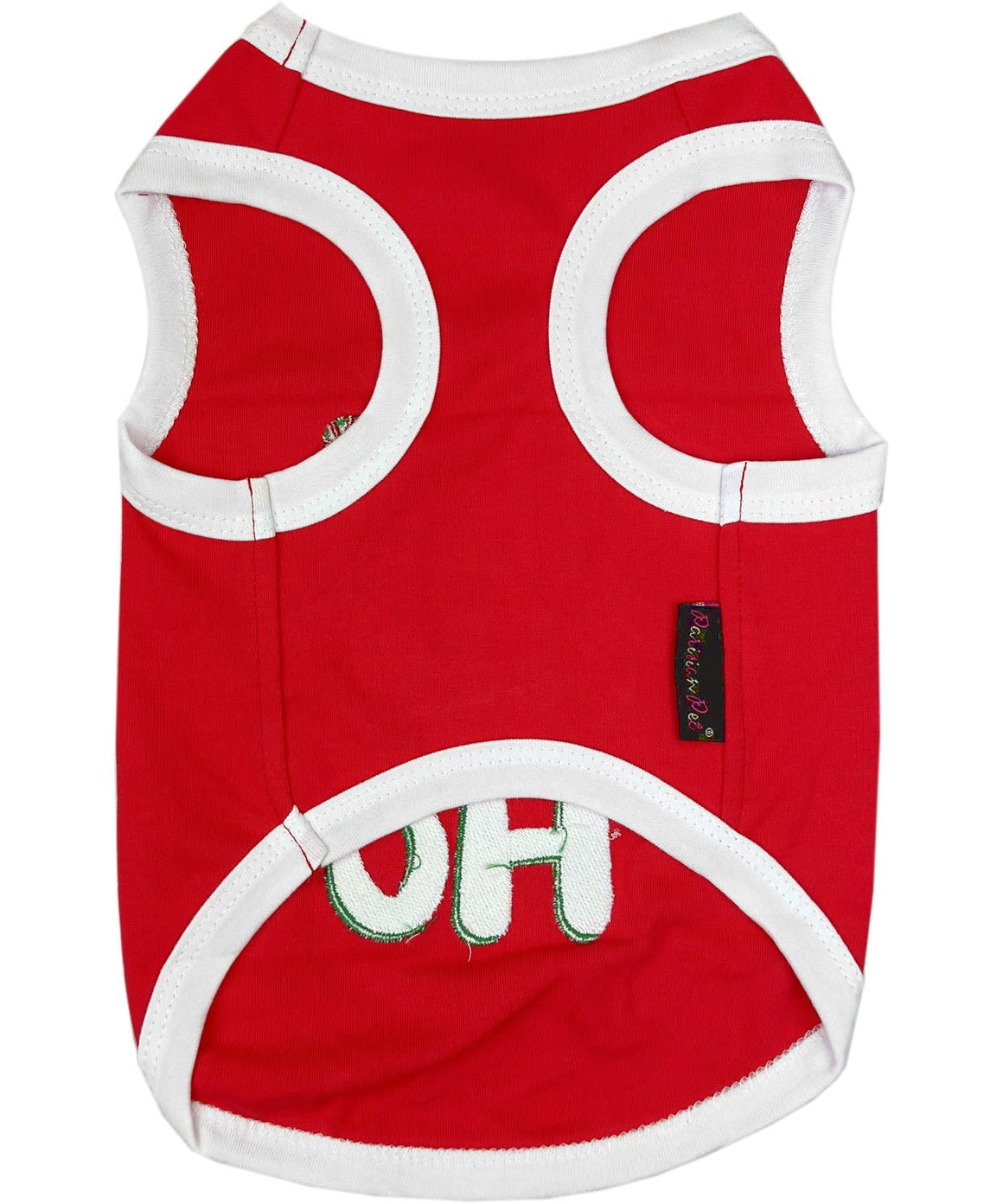 Parisian Pet 'Ho Ho Ho' Pet Holiday Shirt - Christmas Dog Outfit, Red - LURE Wellness