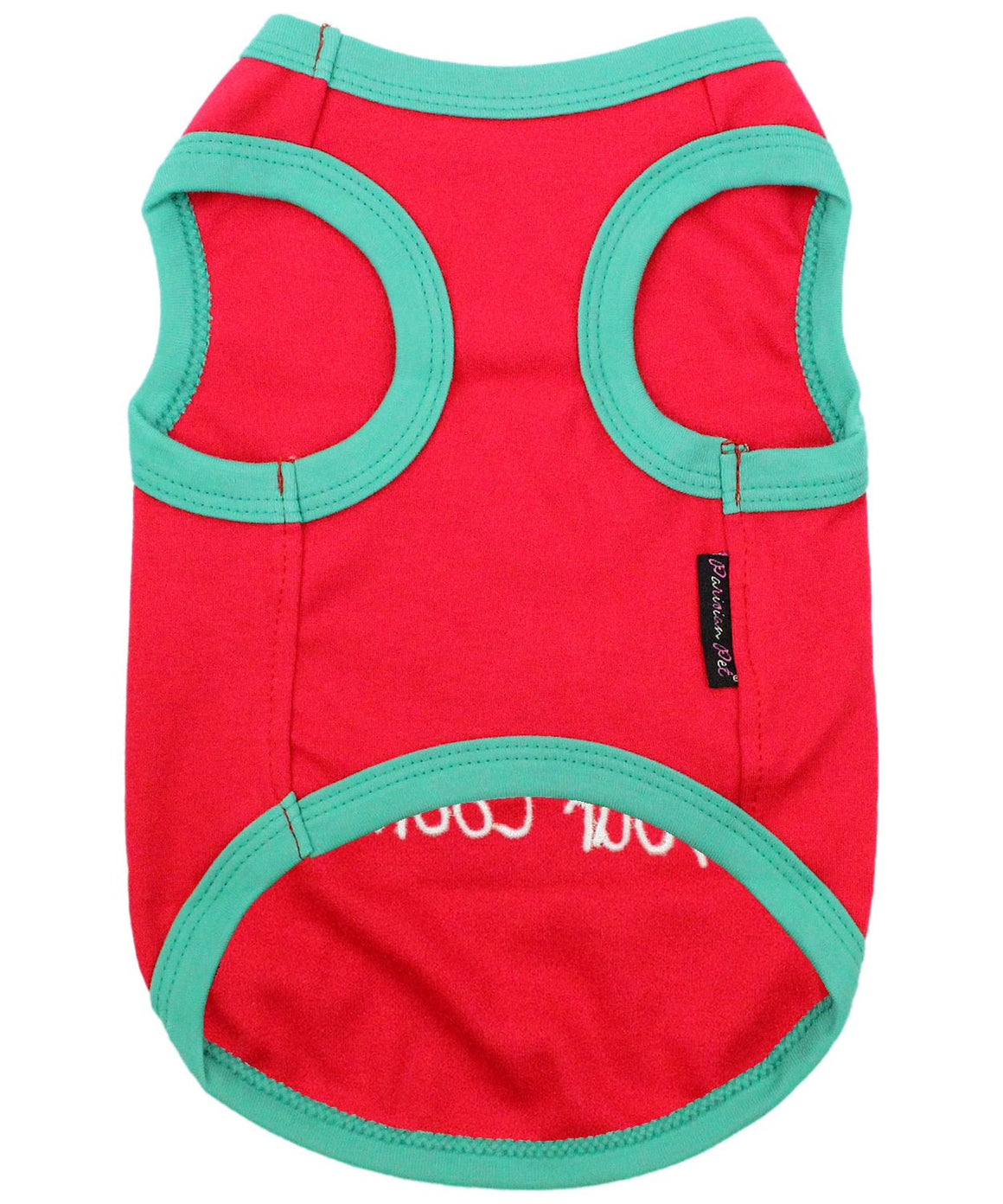 Parisian Pet 'Sorry Santa, I Ate Your Cookies' Christmas Shirt for Pets - Festive Dog & Cat Outfit, Red - LURE Wellness