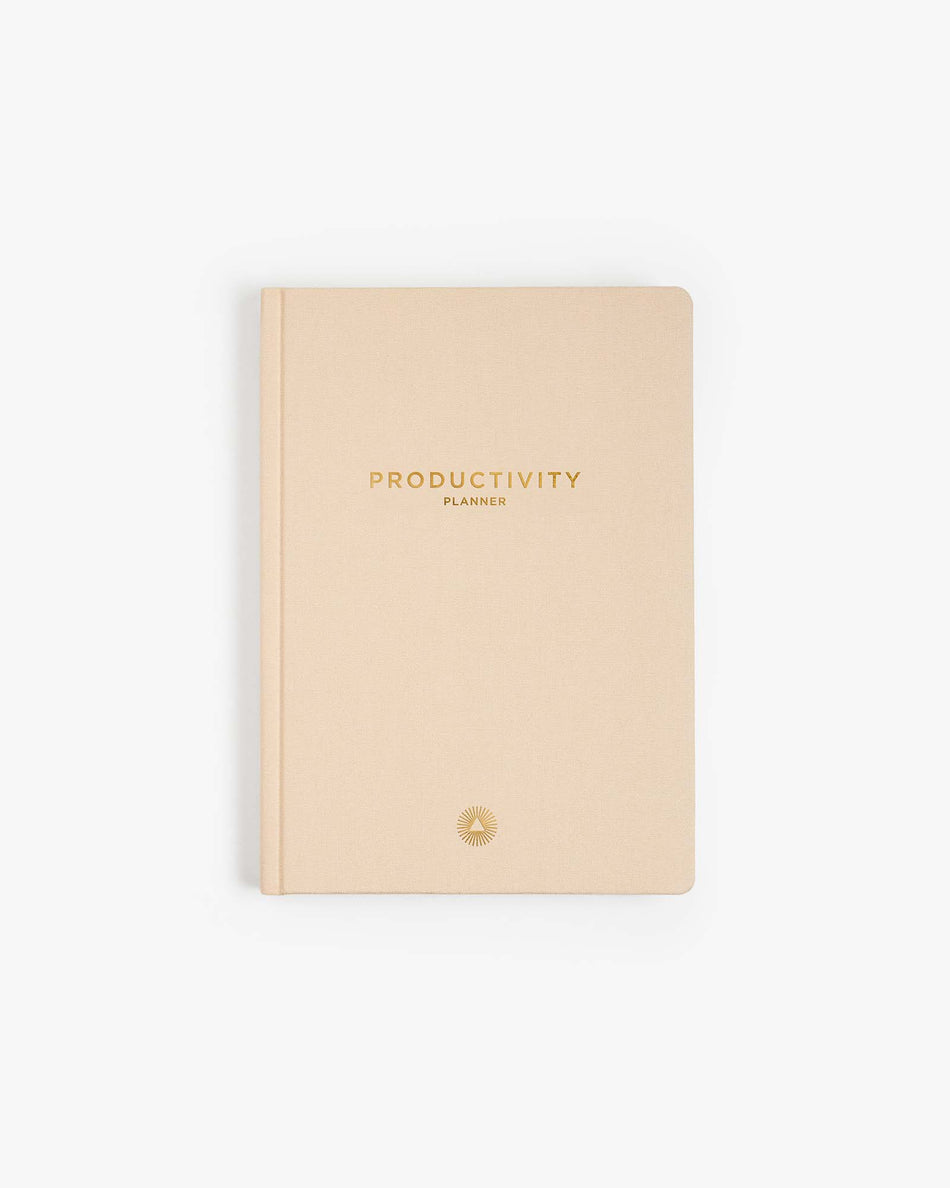 Productivity Planner – Beige - LURE Wellness