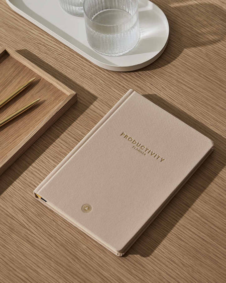 Productivity Planner – Beige - LURE Wellness