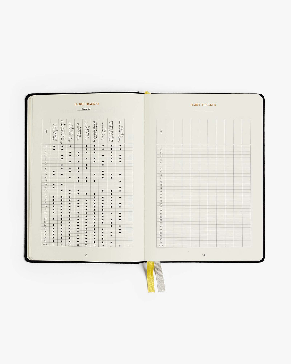 Productivity Planner - Black - LURE Wellness