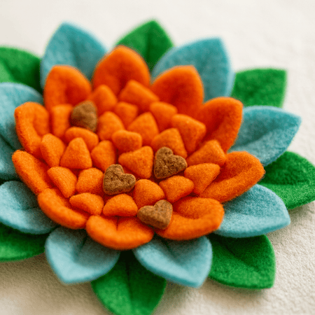 Sunflower Snuffle Mat – Enrichment Toy for Dogs - LURE Wellness