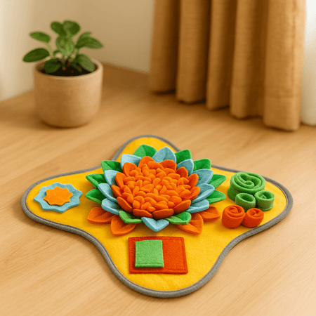 Sunflower Snuffle Mat – Enrichment Toy for Dogs - LURE Wellness
