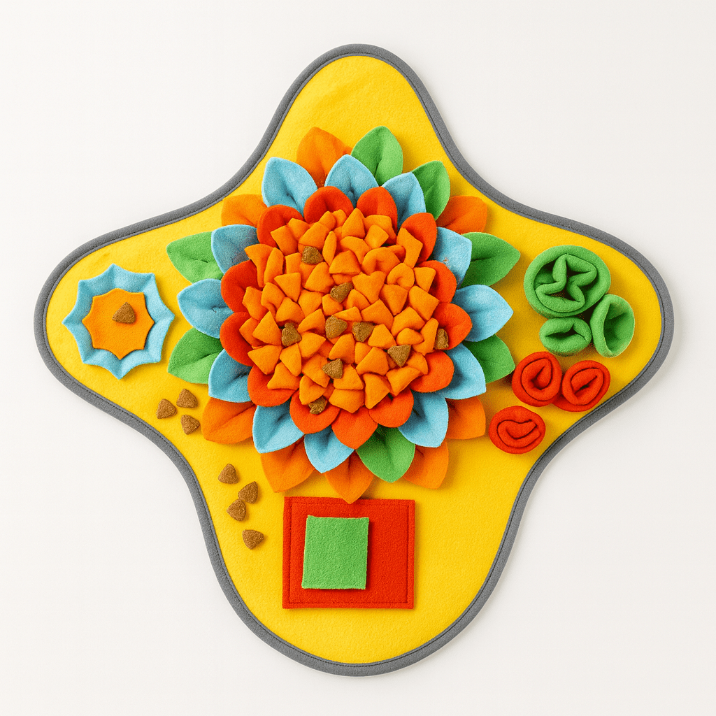 Sunflower Snuffle Mat – Enrichment Toy for Dogs - LURE Wellness