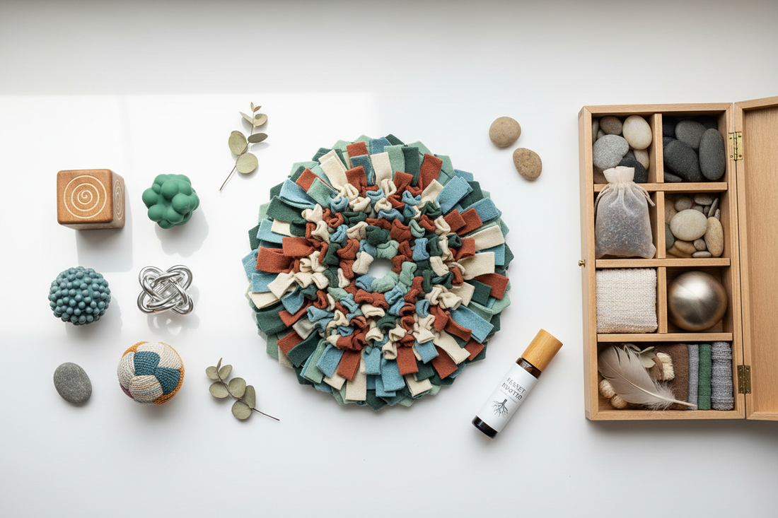 texture tools

snuffle mats

sensory kits

or your Reset/Rooted roll-on