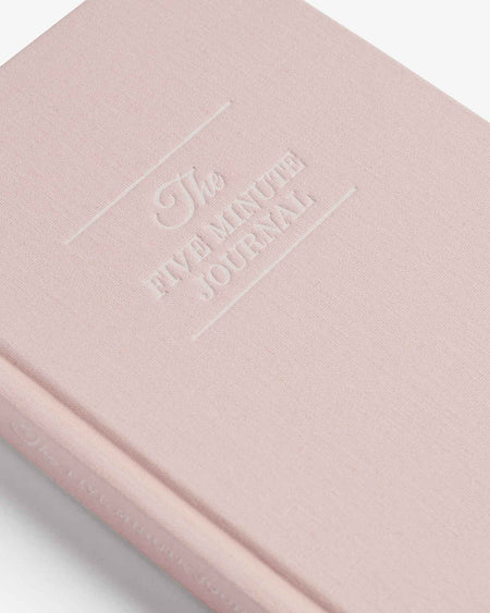 The Five Minute Journal - Blush Pink - LURE Wellness
