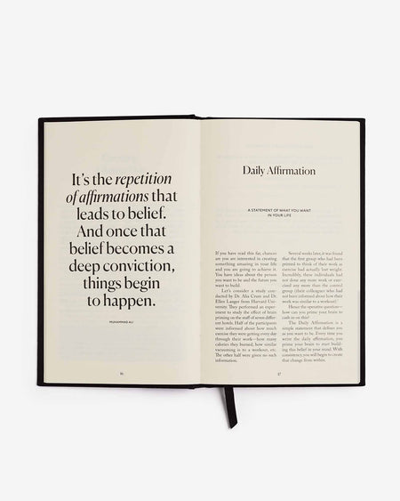 The Five Minute Journal – Bold Black - LURE Wellness