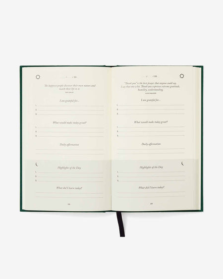 The Five Minute Journal – Earth Green - LURE Wellness